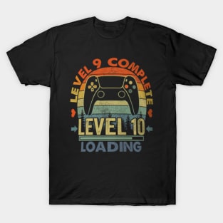 Level 9 Complete 9 Anniversary  9th Wedding Anniversary T-Shirt